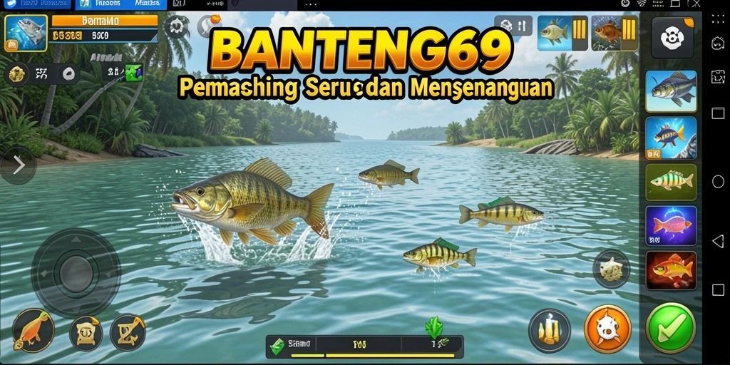 Tampilan menarik dari gameplay BANTENG69 dengan aksi memancing yang dinamis.