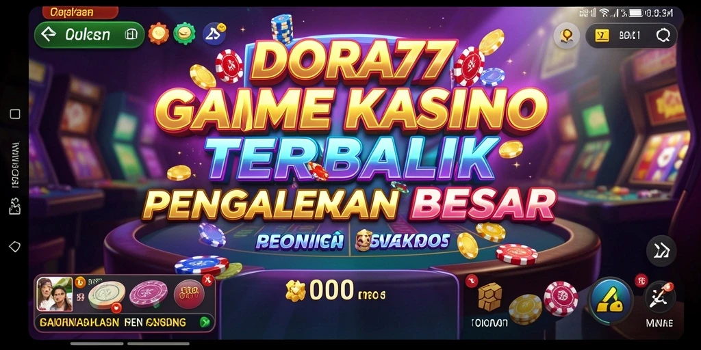 Tampilan menarik dari gameplay DORA77 yang penuh dengan keseruan Kasino.