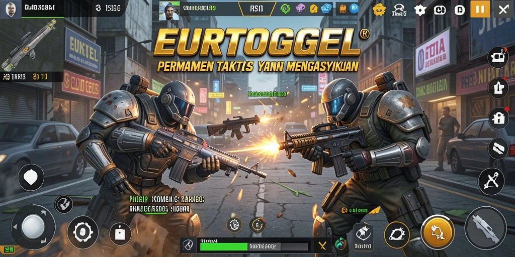 Tampilan gameplay seru dan visual menawan dari EUROTOGEL.