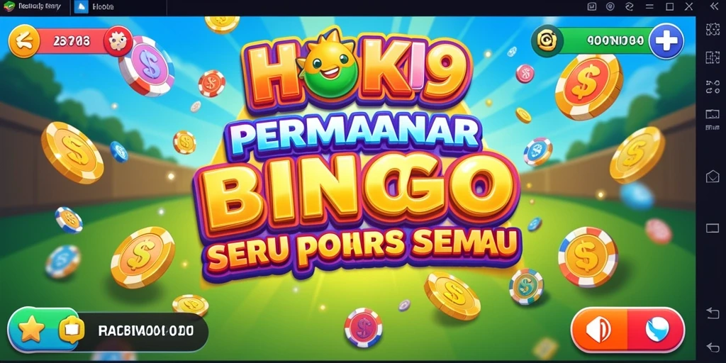 Tampilan gameplay seru di HOKI9 dengan fitur bingo menarik.