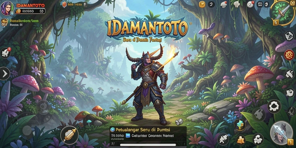 Gambaran gameplay seru dalam dunia petualangan IDAMANTOTO.