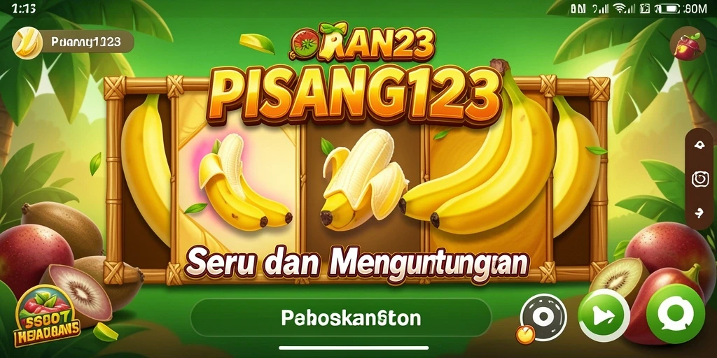 Tampilan gameplay PISANG123 yang spektakuler.