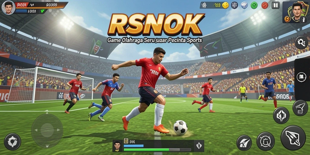 Tampilan gameplay RSNOK yang dinamis dan seru.