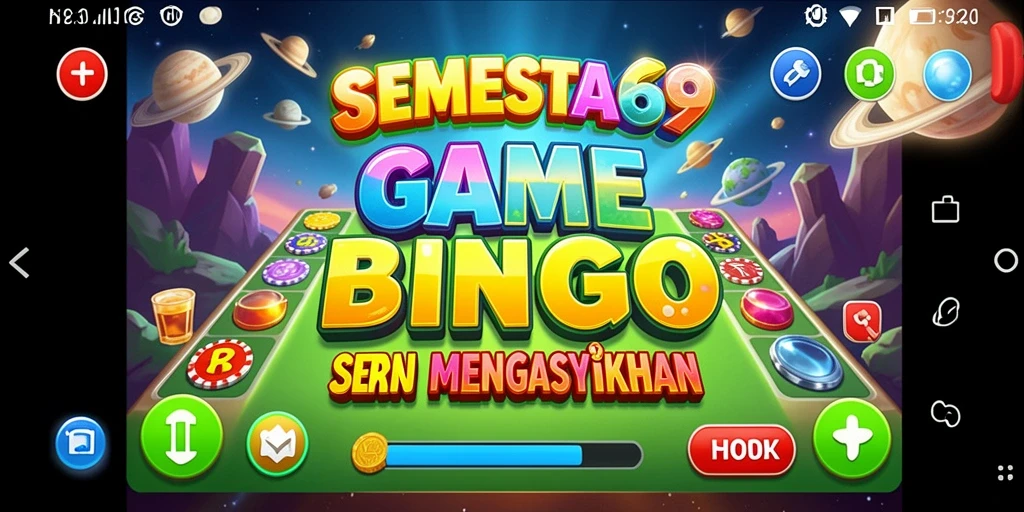 Tampilan gameplay SEMESTA69 dengan angka Bingo yang muncul.