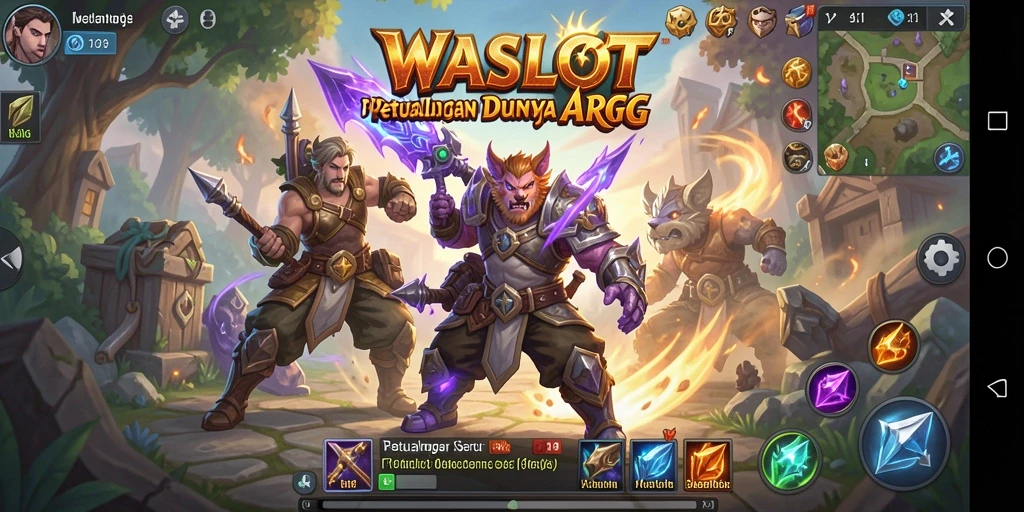 Tampilan gameplay seru dan penuh aksi di WASLOT.