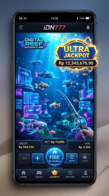 Tampilan antarmuka pengguna idn777 yang intuitif.